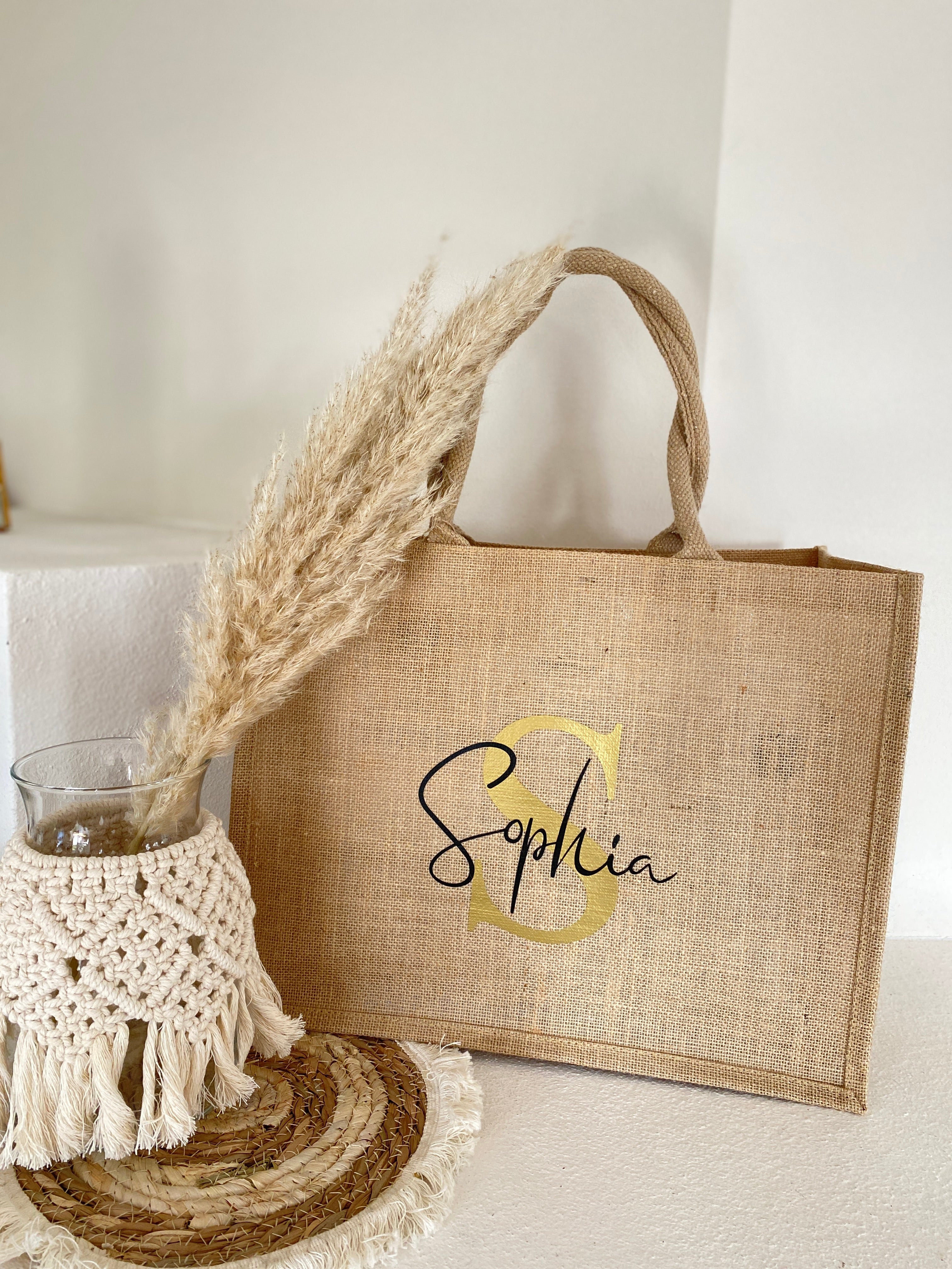 Jutetasche Name – plotissimo - Main Image