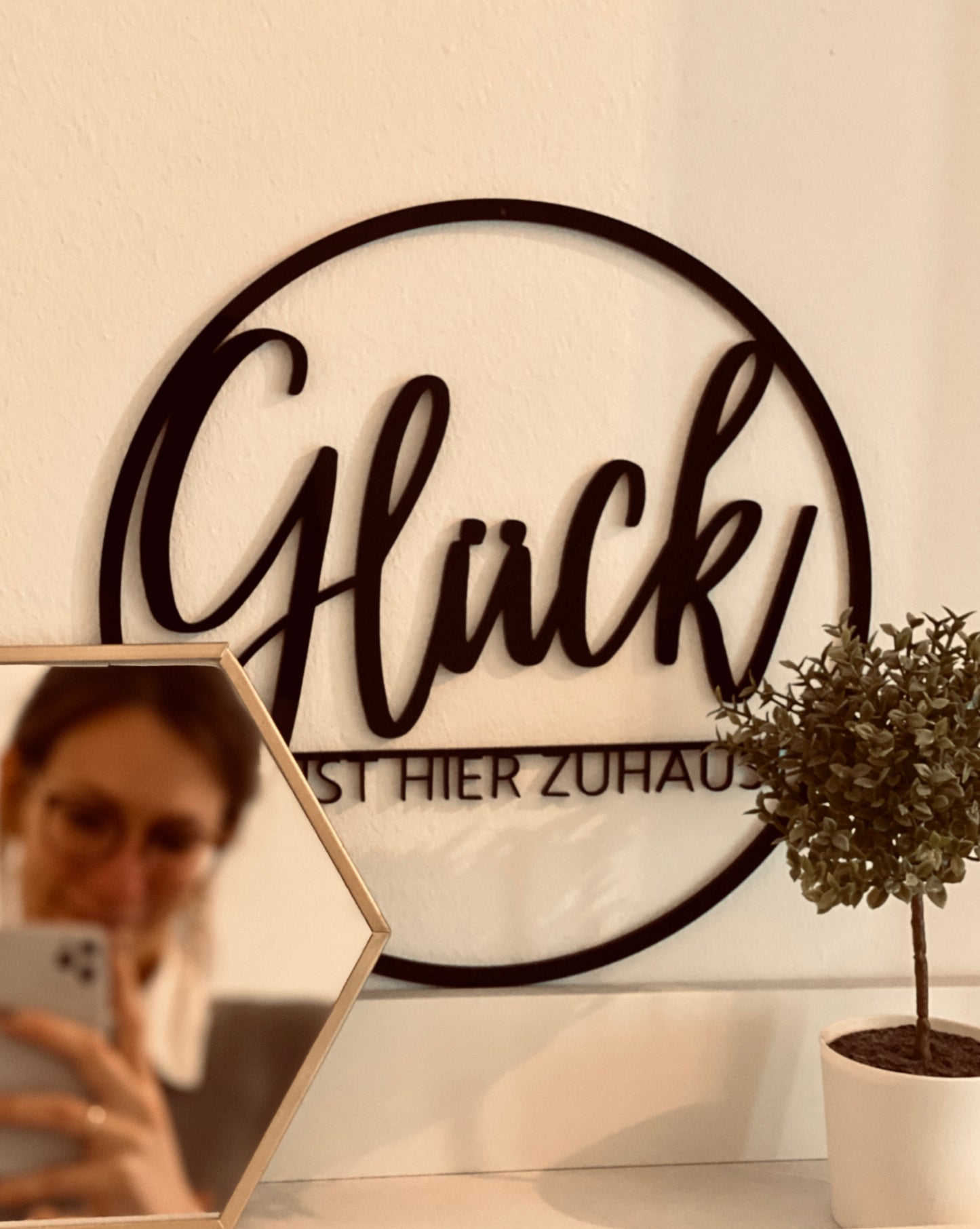 Reifen Acryl Loop "Glück"