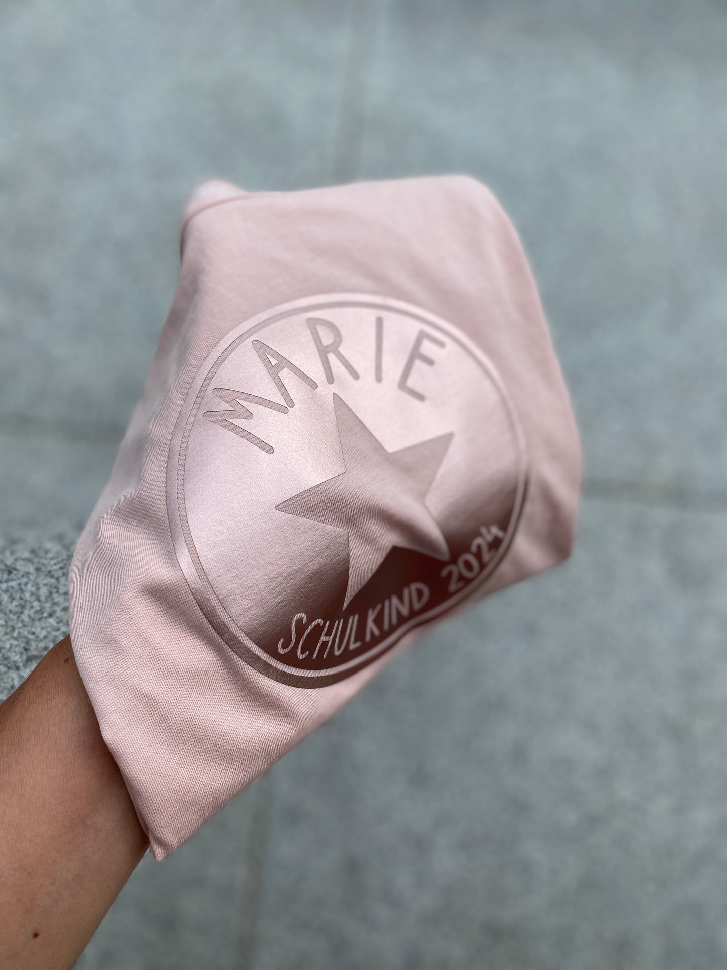 Shirt Stern für Schulkind / Schulanfänger / Kindergartenkind