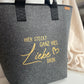 Filztasche “Hier steckt ganz viel Liebe drin“