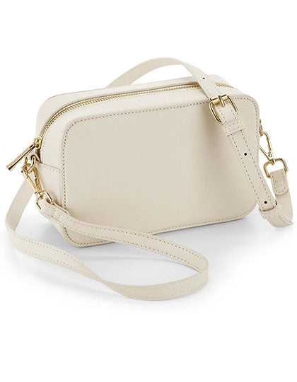 Cross Body Bag creme / schwarz